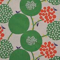 echino Bigberry Green - Canvas